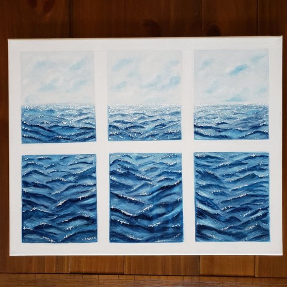 Original watercolor seascape painting | 16x20 - Picture 1 of 2